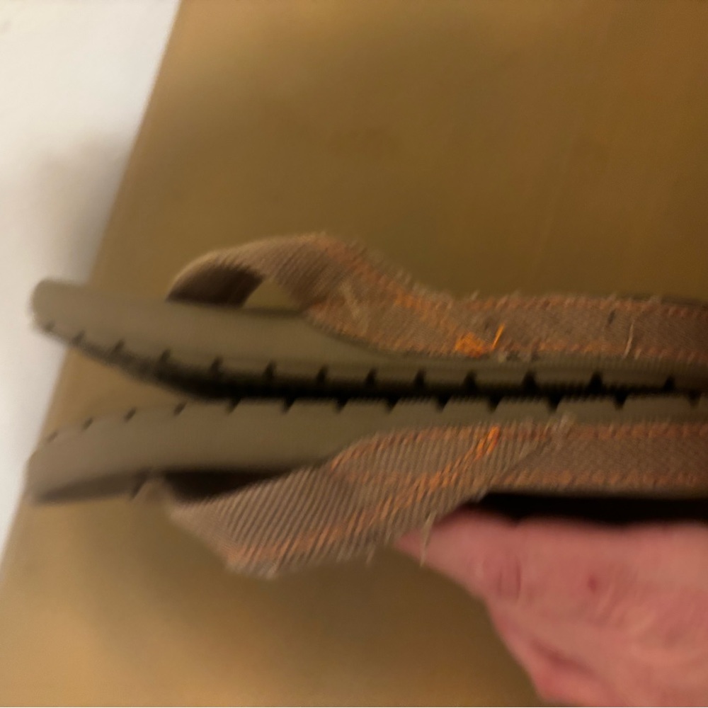 CROCS J3 Kids Sandals in Tan and Orange - Picture 6 of 7